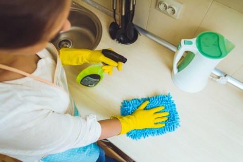Encrypted payment confirmation for a secure carpet cleaning booking