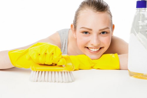 Explanation of cookie types for a cleaning business website